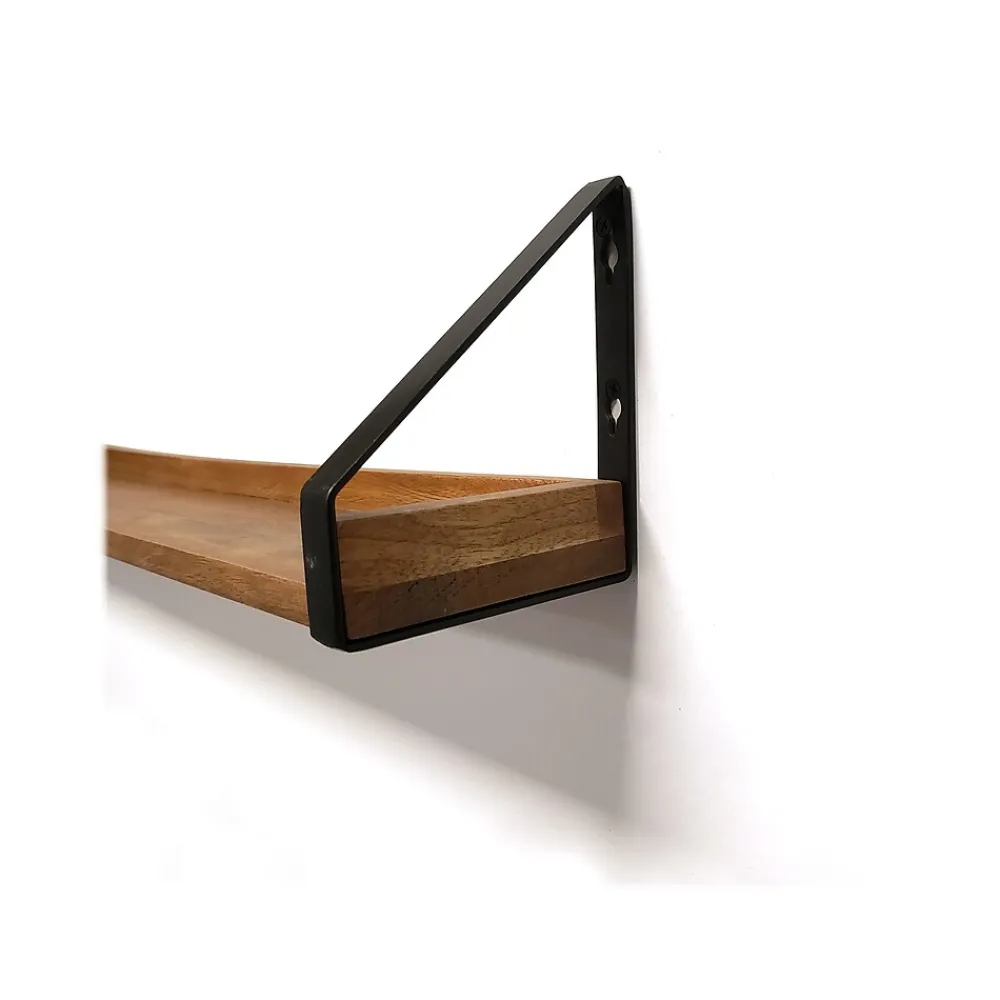 Shelving*Eden Grove Shelving Wood Mounted Ledge, 60", Mango (9602107E)