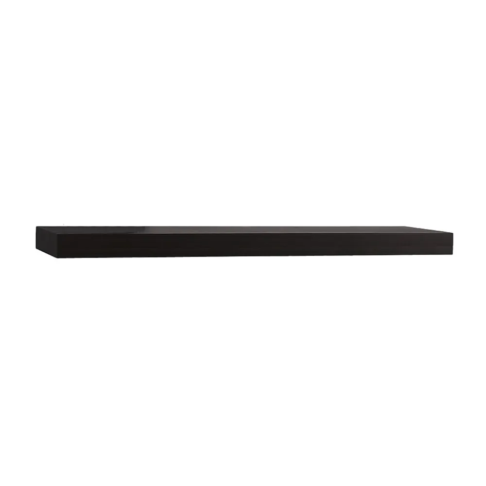 Shelving*Eden Grove Square Edge Single Wall Shelf, 36"W, Black ( 0191402)