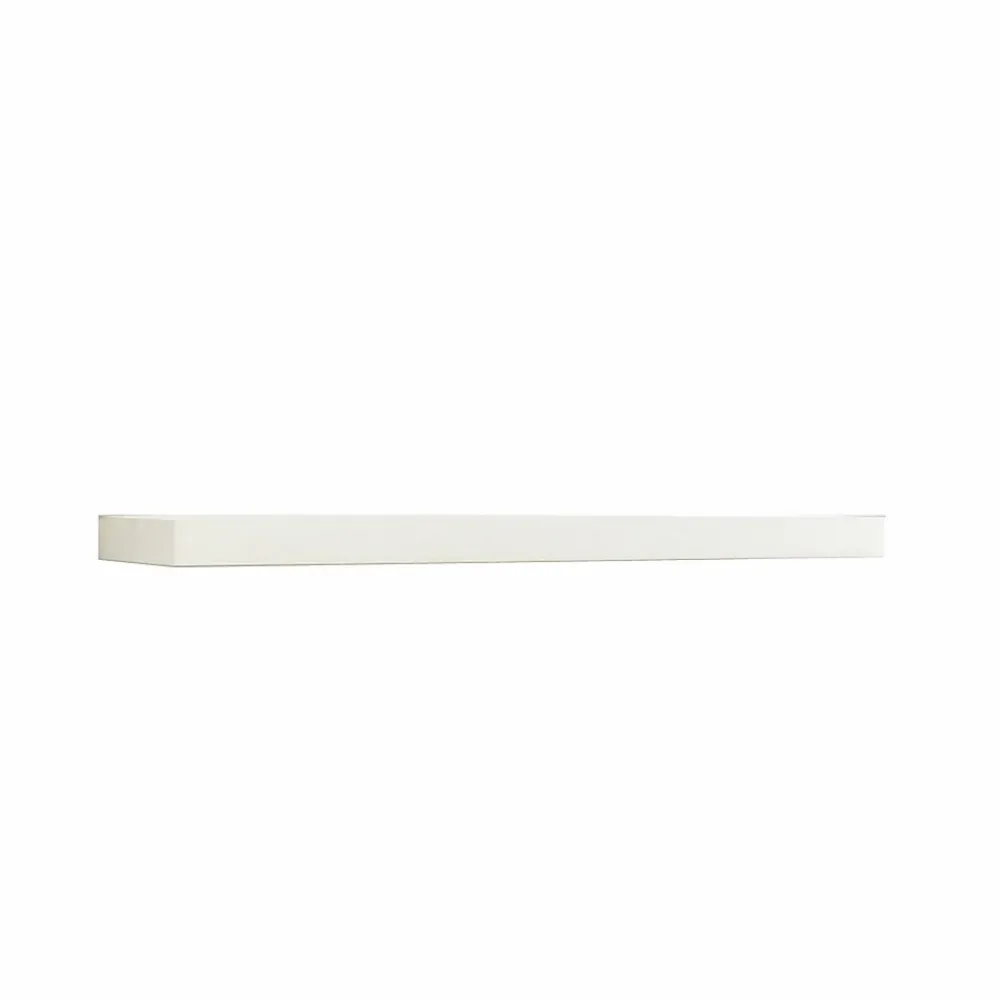 Shelving*Eden Grove Square Edge Single Wall Shelf, 36"W, White (0191408)