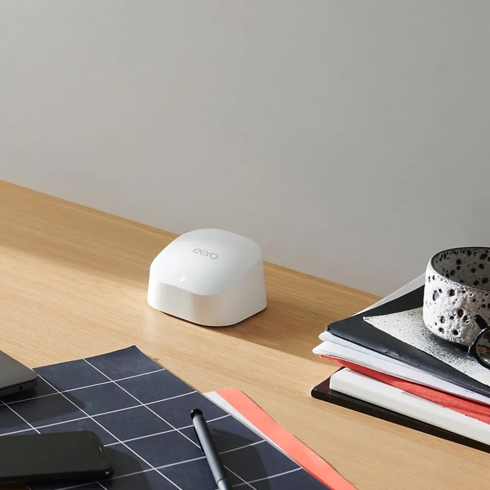 Online Eero mesh wi-fi 6 AX500 Tri Band WiFi 6 Extenders, White (6004360)