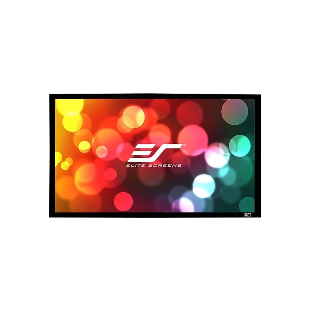 Elite Screens Sable Frame 120" Manual Tripod Projector Screen, Black (ER120WH2)