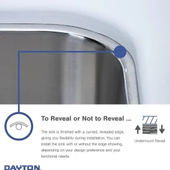 Elkay Dayton Stainless Steel 16-1/2