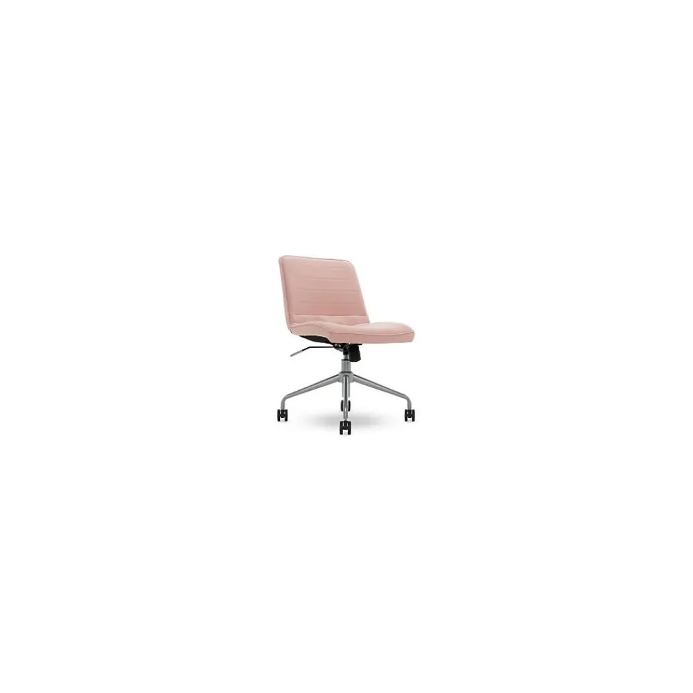 Office Chairs*Elle Decor Adelaide Fabric Task Chair, Pink (48214A)