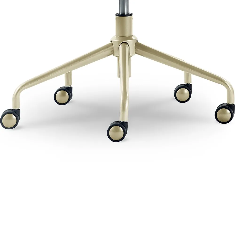Office Chairs*Elle Decor Giselle Fabric Computer and Desk Chair, Cream/Gold (CHR10058D)