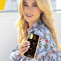 Ellie Los Angeles ELLIE ROSE Phone Case for iPhone 12/12 Pro, Tortoiseshell (12PROU-0038)