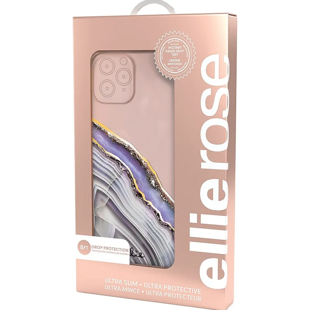 Ellie Los Angeles ELLIE ROSE Phone Case for iPhone 12 Mini, Lavender Agate (12M-0004)
