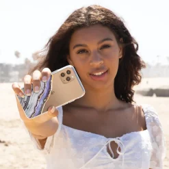 Ellie Los Angeles ELLIE ROSE Phone Case for iPhone 12 Pro Max, Lavender Agate (12PROMAX-0004)