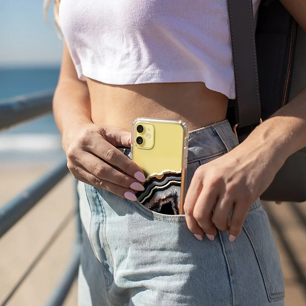 Ellie Los Angeles ELLIE ROSE Phone Case for iPhone 11/XR, Onyx Obsession (11XR-0001)