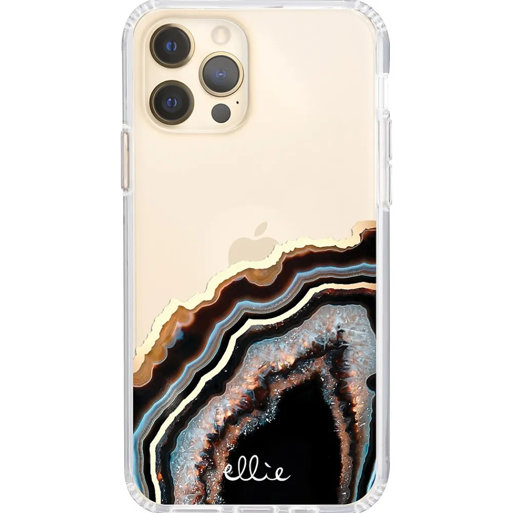 Ellie Los Angeles ELLIE ROSE Phone Case for iPhone 12 Pro Max, Onyx Obsession (12PROMAX-0001)