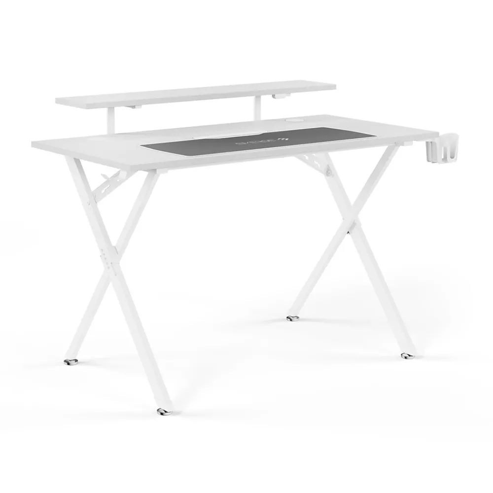 Office Desks*Emerge Vizon 47"W Gaming Desk, (60986) White