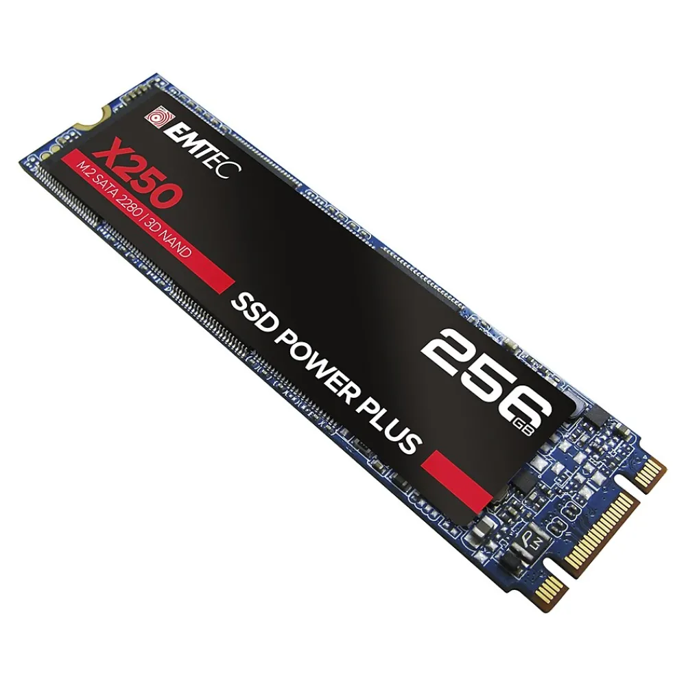 New Emtec X250 Power Plus ECSSD256GX250 256GB M.2 SATA Internal Solid State Drive