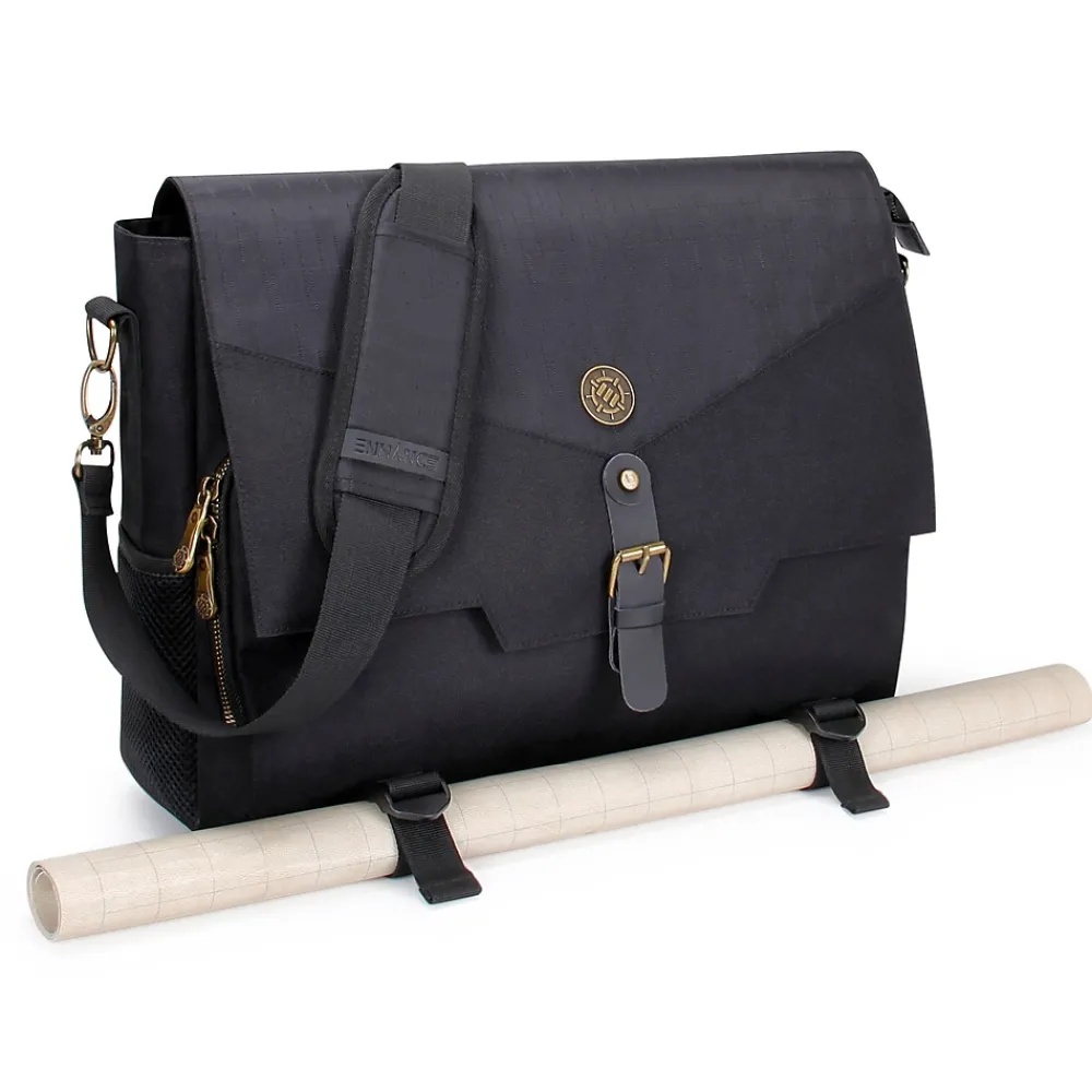 Tabletop Roleplaying Game Fabric Messenger Bag, Black (5871345)<Enhance Hot