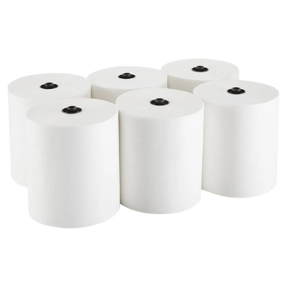 enmotion Recycled Recycled Hardwound Paper Towels, 1-ply, 700 ft./Roll, 6 Rolls/Carton (89430)