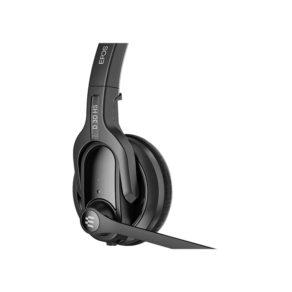 Discount EPOS IMPACT D 30 Phone Wireless Noise Canceling Stereo On Ear & Computer Headset, Black (1000989)
