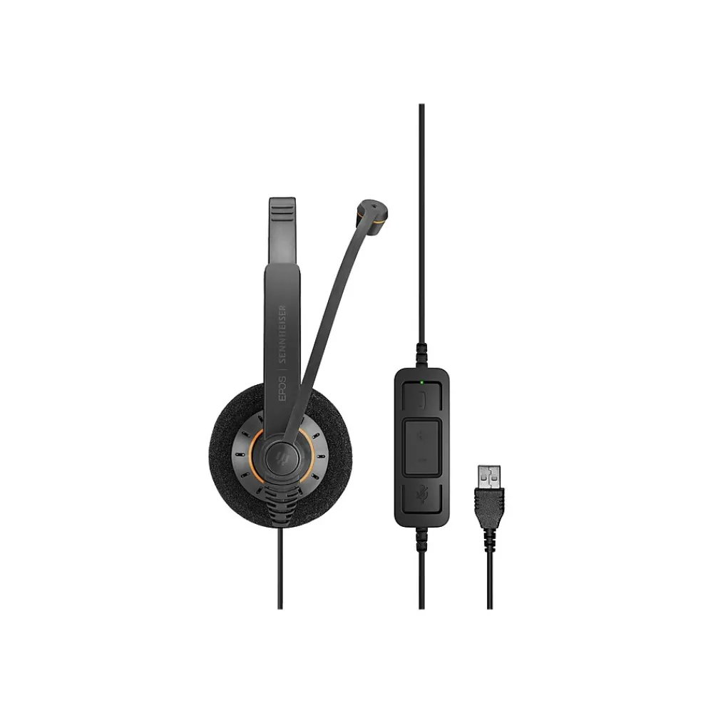 Outlet EPOS IMPACT SC 60 USB ML Stereo Headset, On Ear, Black (1000551)