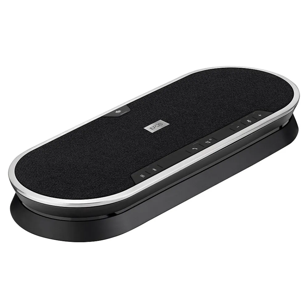 EPOS 80T Bluetooth Wireless Speakerphone, Black/Silver (1000203)