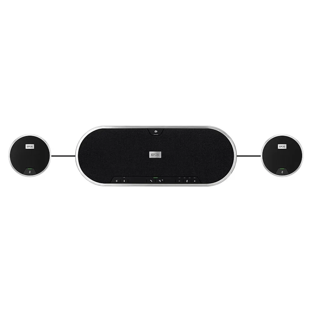 EPOS 80T Bluetooth Wireless Speakerphone, Black/Silver (1000203)