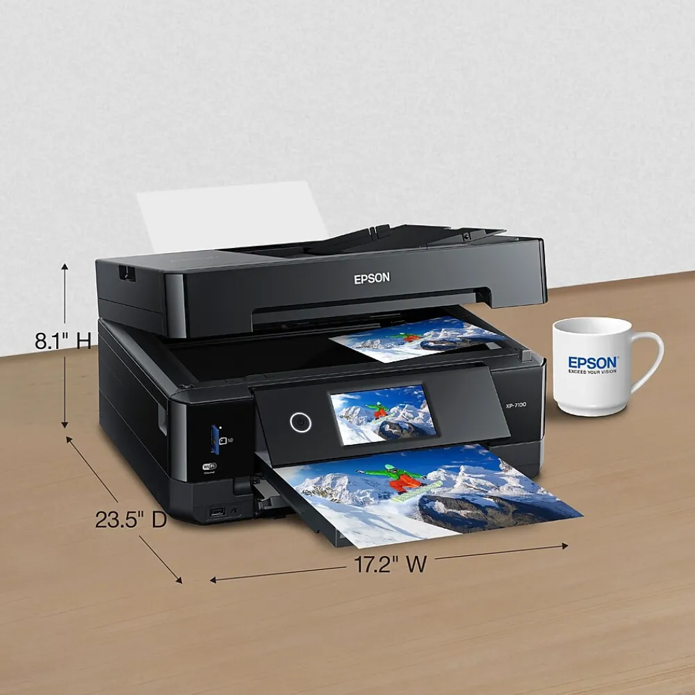 Epson Expression Premium XP-7100 Wireless Color Inkjet Printer, All-In-One, Print, Scan, Copy (9472519)