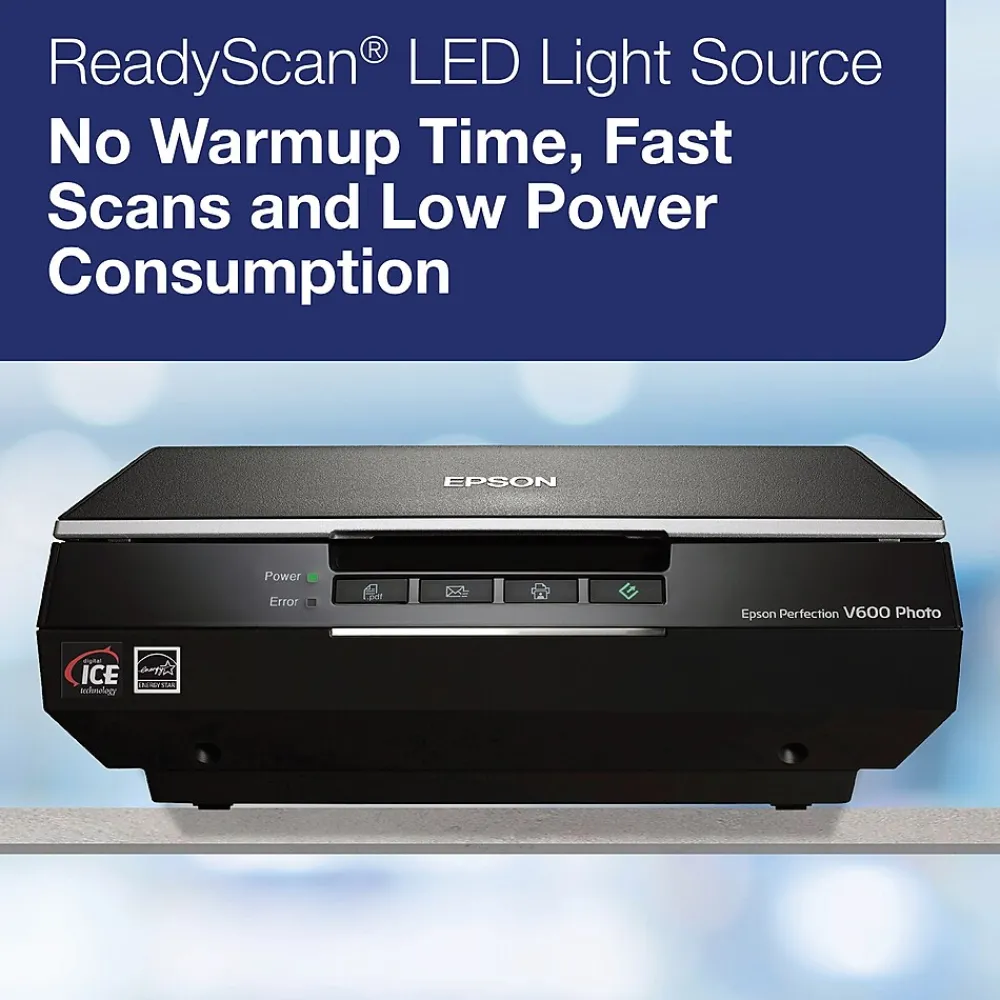 Epson Perfection V600 Flatbed Color Photo, Film and Slides Scanner