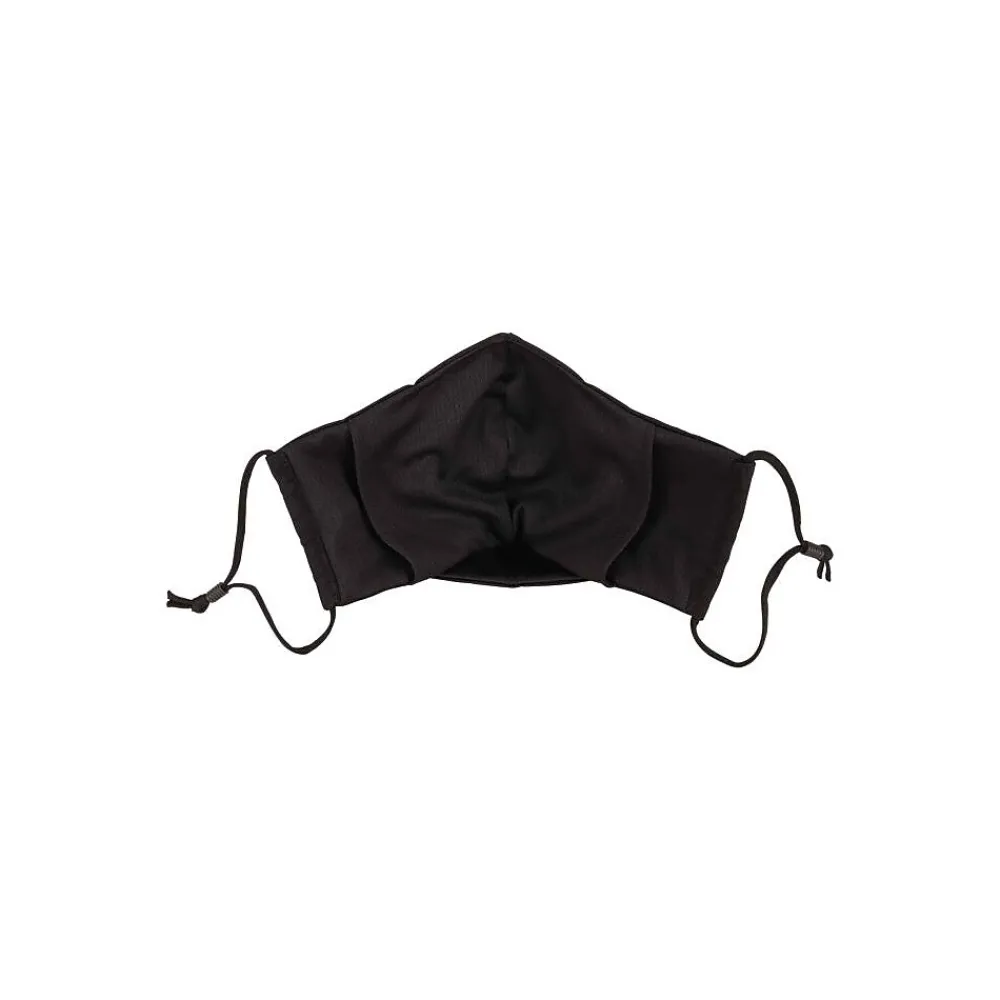 Ergodyne Skullerz Reusable Cloth Contoured Face Cover Mask, Extra Large, Black, 3/Pack (48802)