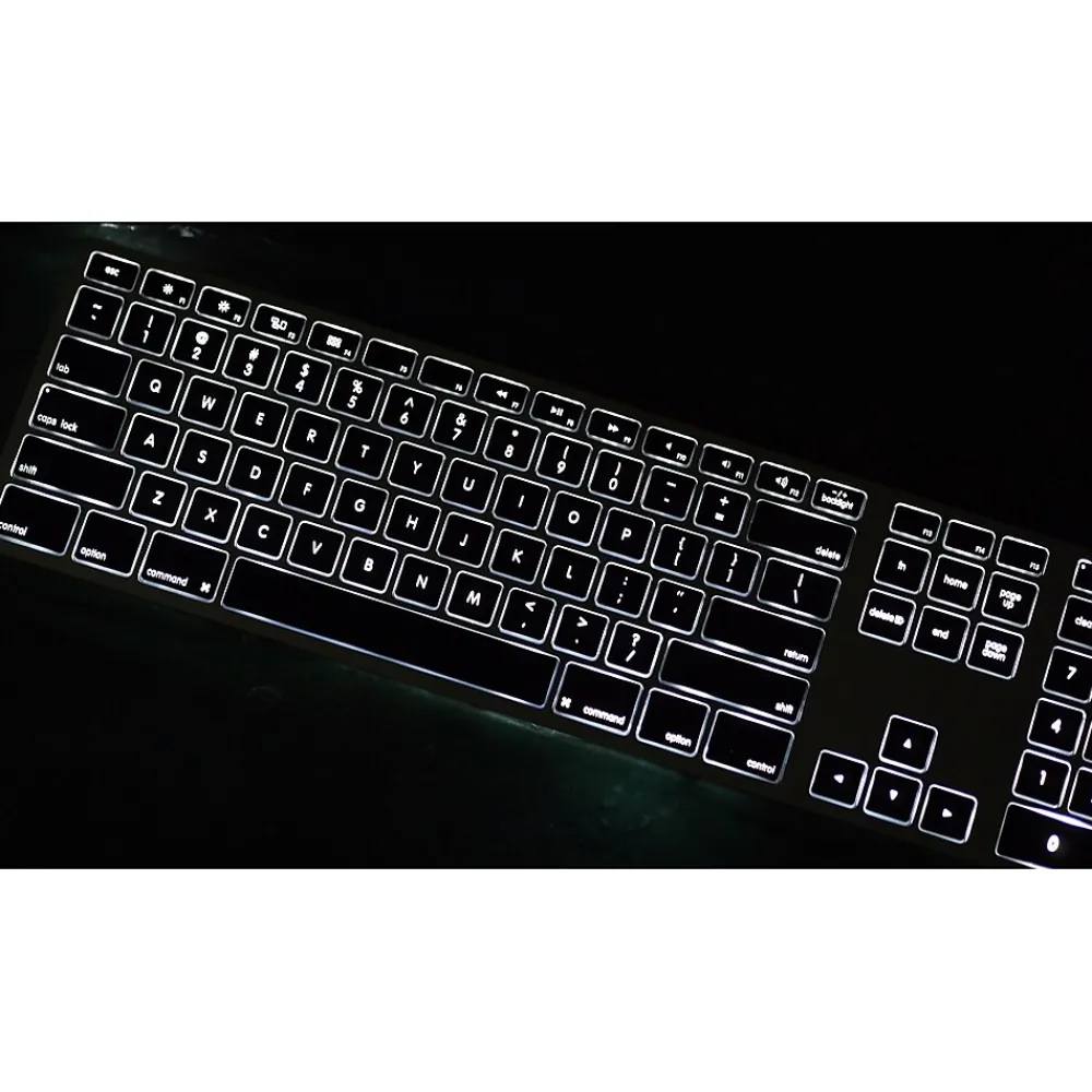 Ergoguys Matias Wireless Ergonomic Keyboard for Mac, Silver/Black (FK418BTLSB)
