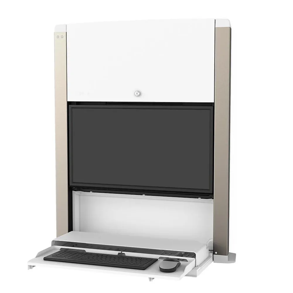 Hot Ergotron CareFit Adjustable Mounts, Up to 27" Monitor, White (61-367-030)