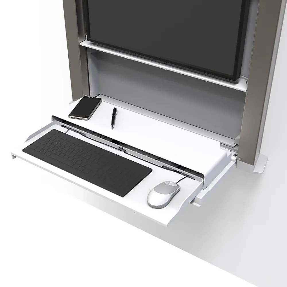 Hot Ergotron CareFit Adjustable Mounts, Up to 27" Monitor, White (61-367-030)