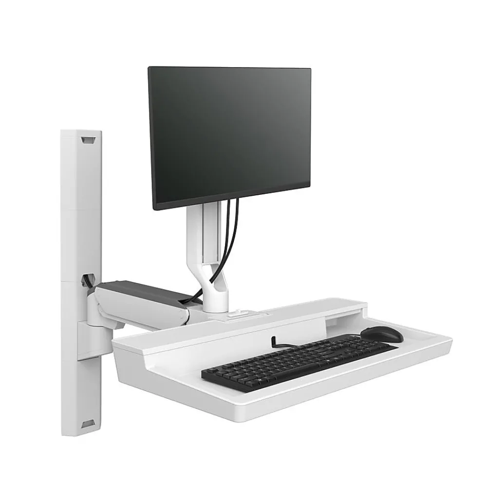 Hot Ergotron CareFit Combo Adjustable Mount, Up to 27" Monitor, White (45618251)