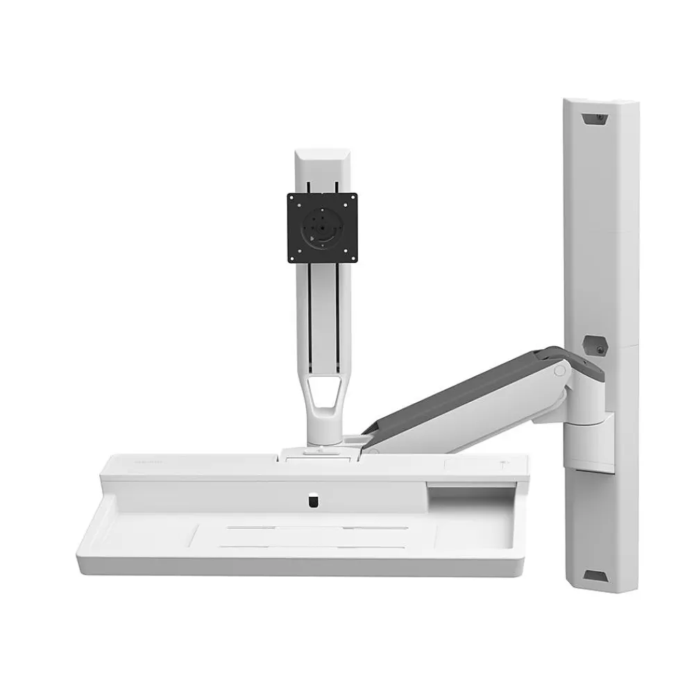 Hot Ergotron CareFit Combo Adjustable Mount, Up to 27" Monitor, White (45618251)