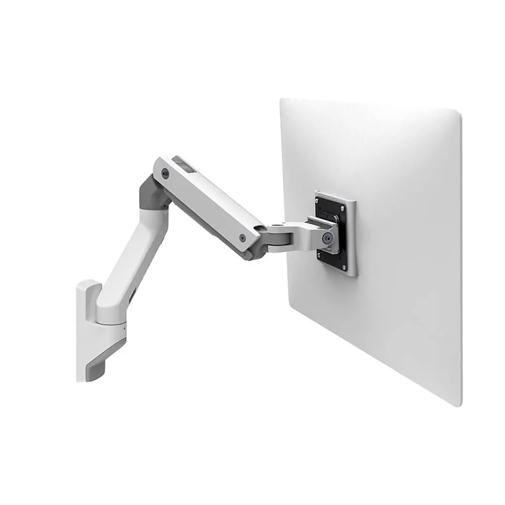Sale Ergotron HX Adjustable Single Arm Heavy Monitor Mount, 49" Screen Support, White (45-478-216)