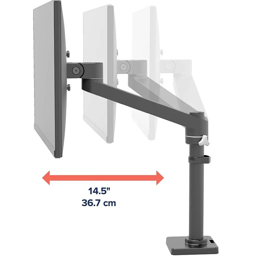 New Ergotron NX Adjustable Single Monitor Arm, Up to 34", Black (45-669-224)