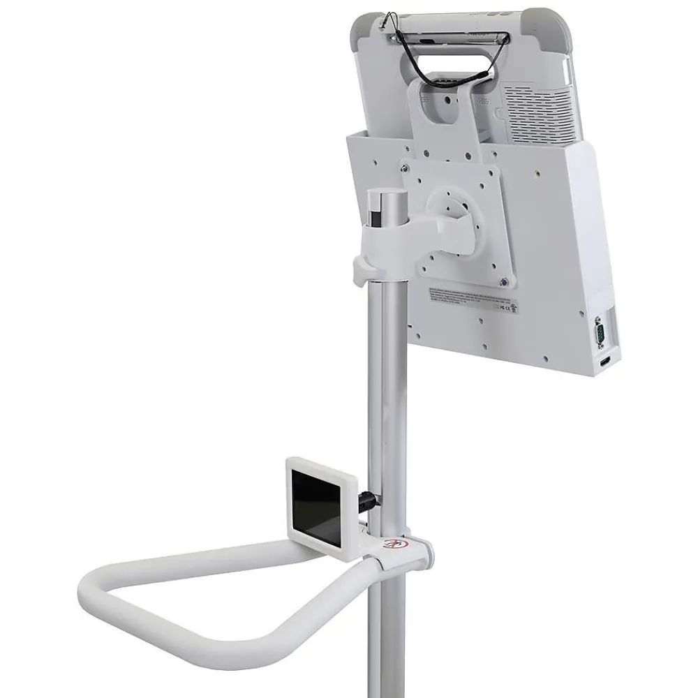 Best Ergotron StyleView Pole Cart, Up to 24" Monitor, Bright White (24-818-211)