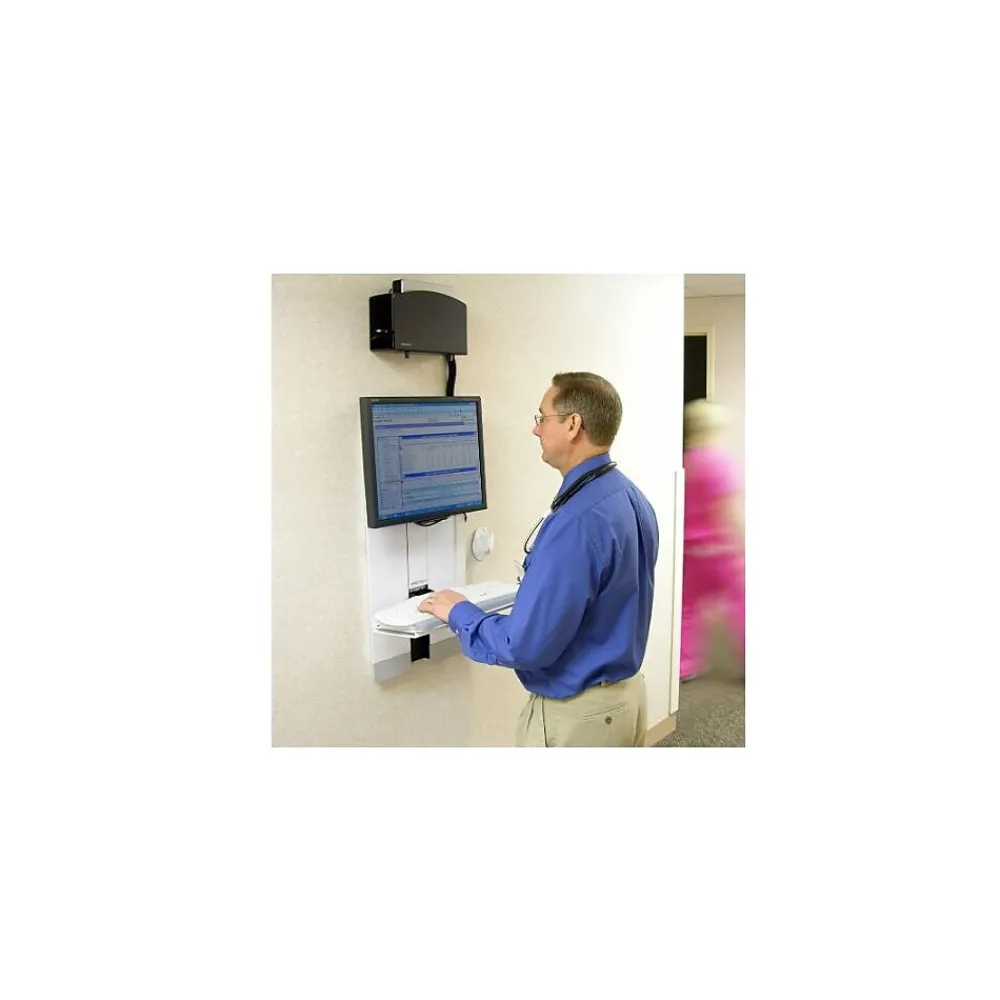 Outlet Ergotron StyleView Vertical Lift Adjustable High Traffic Area, 24" Screen Support, White (60-593-216)