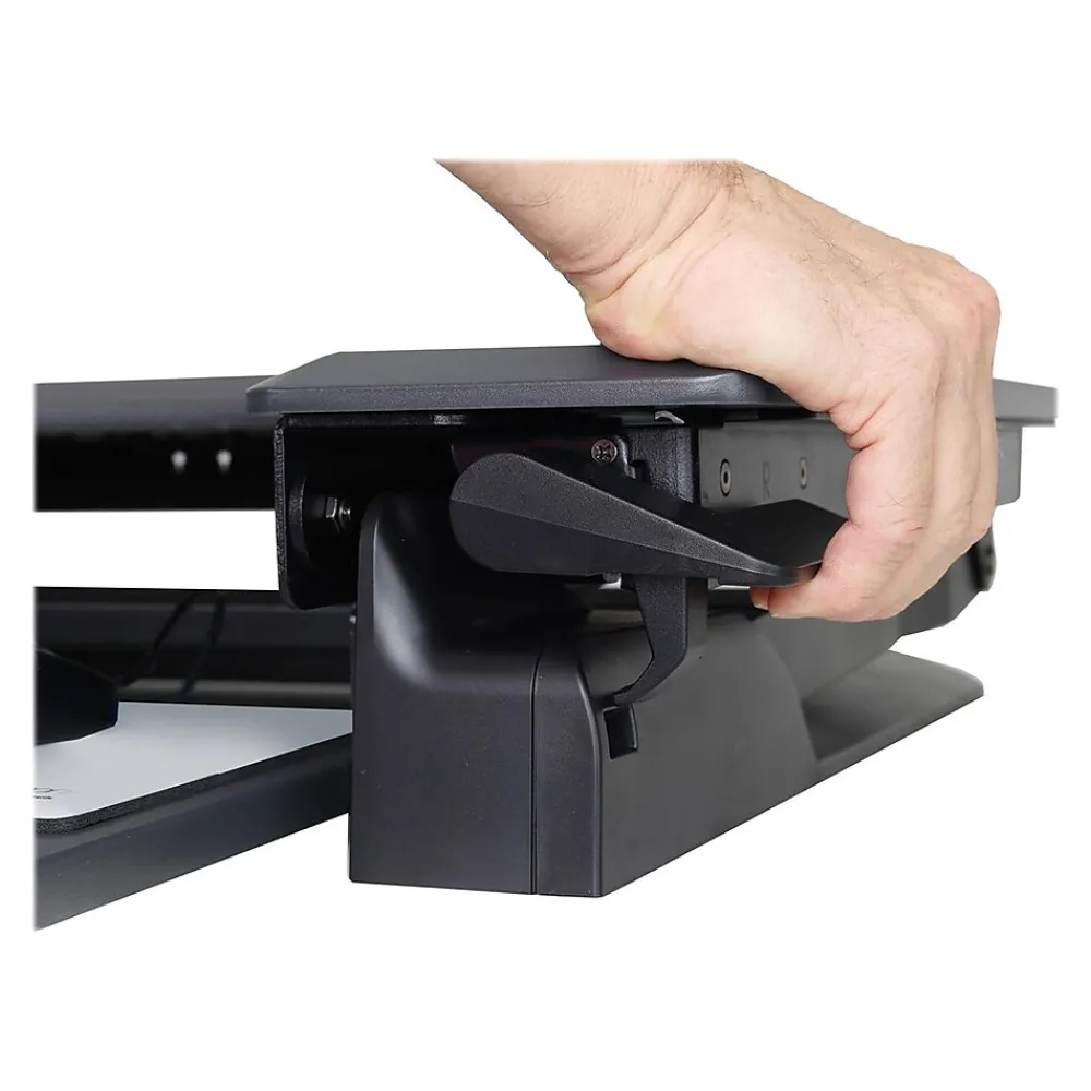 Standing Desks*Ergotron WorkFit-TL 38"W Adjustable Standing Desk Converter, Black/Dark Gray (33-406-085)