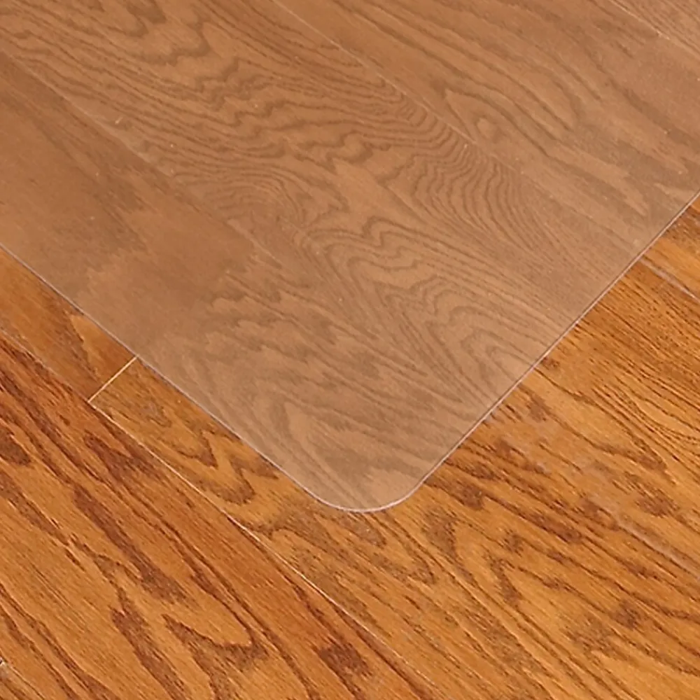 Chair Mats*ES Robbins EverLife Hard Floor Chair Mat with Lip, 45" x 53'', Clear (132123)