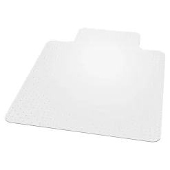 Chair Mats*ES Robbins Natural Origins Carpet Chair Mat with Lip, 36" x 48'', Medium-Pile, Clear (ESR141032)