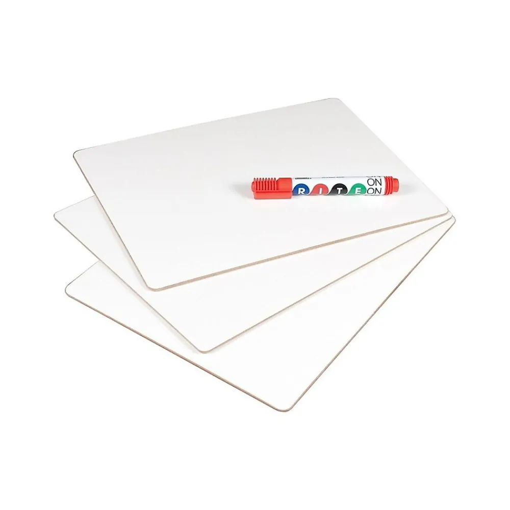 Dry Erase*Best-Rite Essentials Dry-Erase Whiteboards, 1' x 1' (629-24)