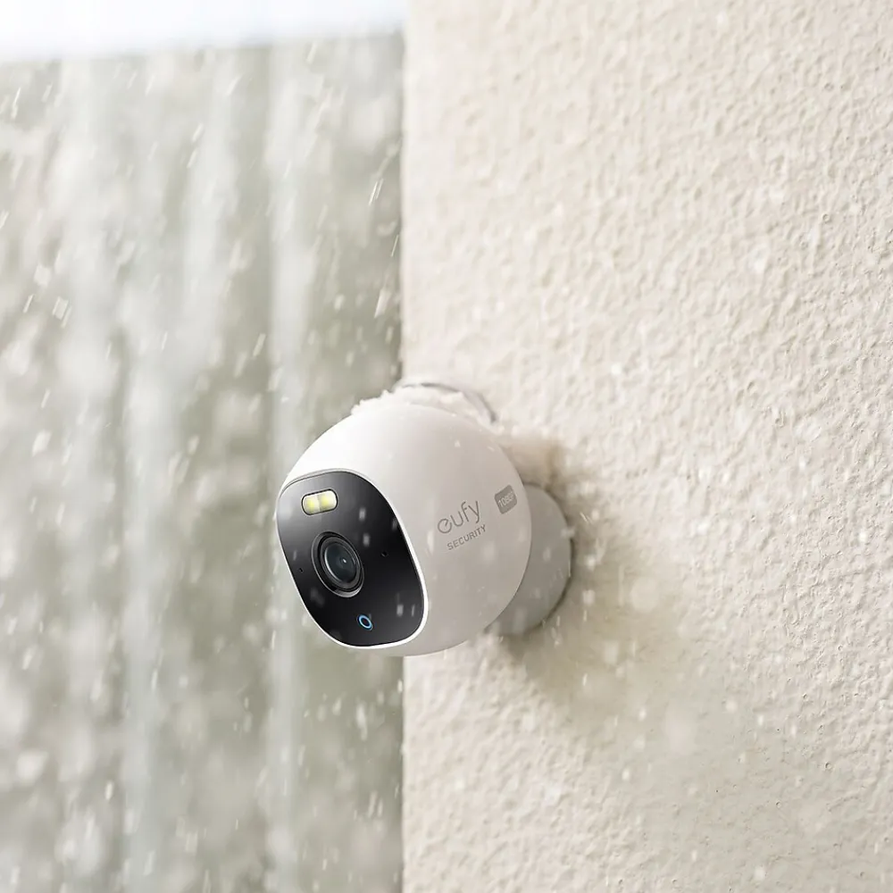 eufy Indoor Wireless Pan and Tilt Security Camera, White (T8414J21)