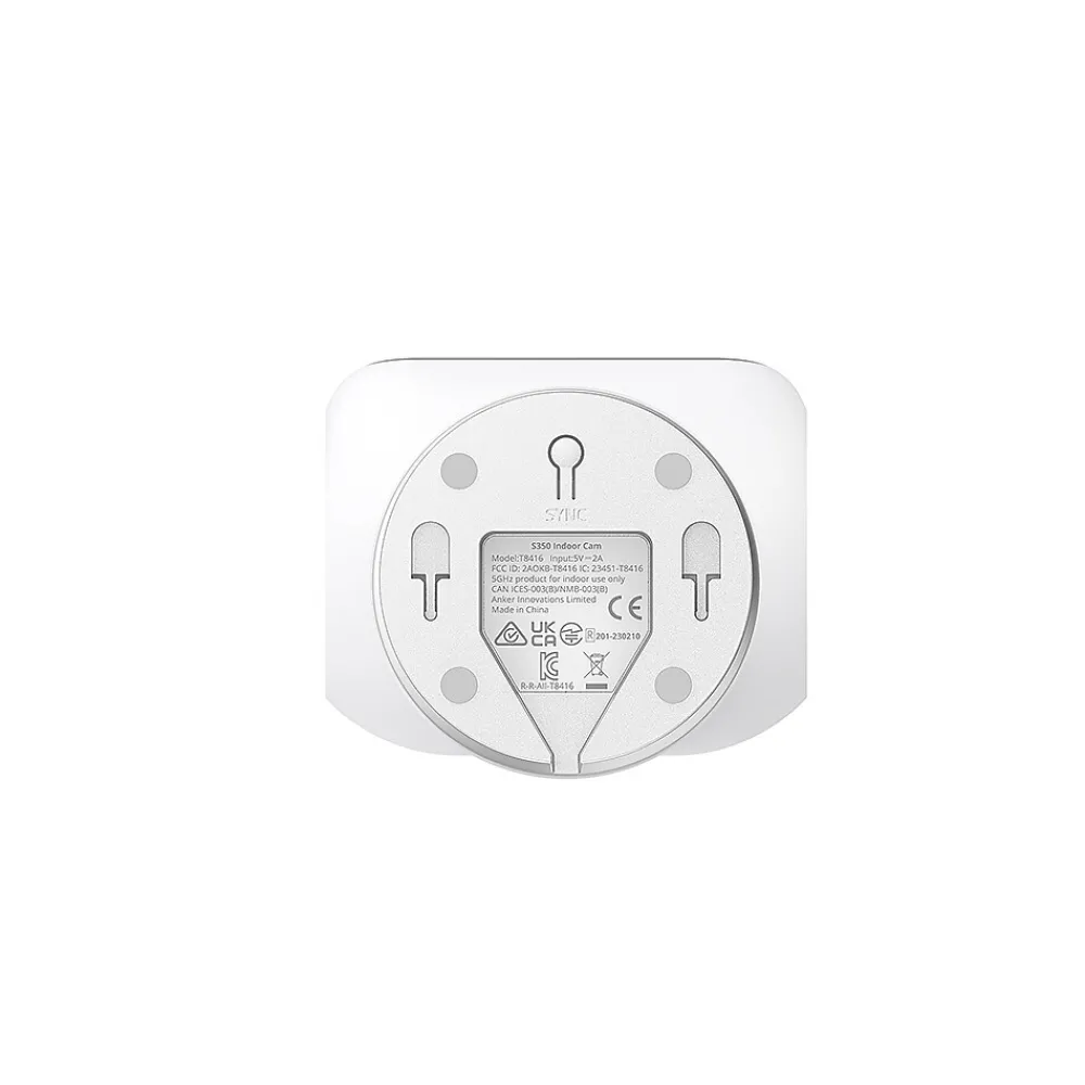eufy Indoor Wireless Security Camera, White (T8416121)