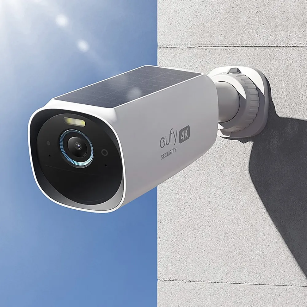 eufy Outdoor Wireless 4K Security Camera, White (T8134121)