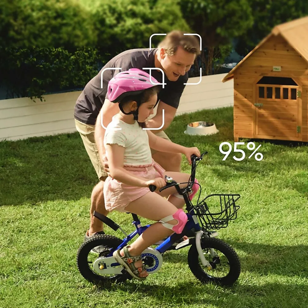 eufy Outdoor Wireless 3K Security Camera, White (T81701W1)