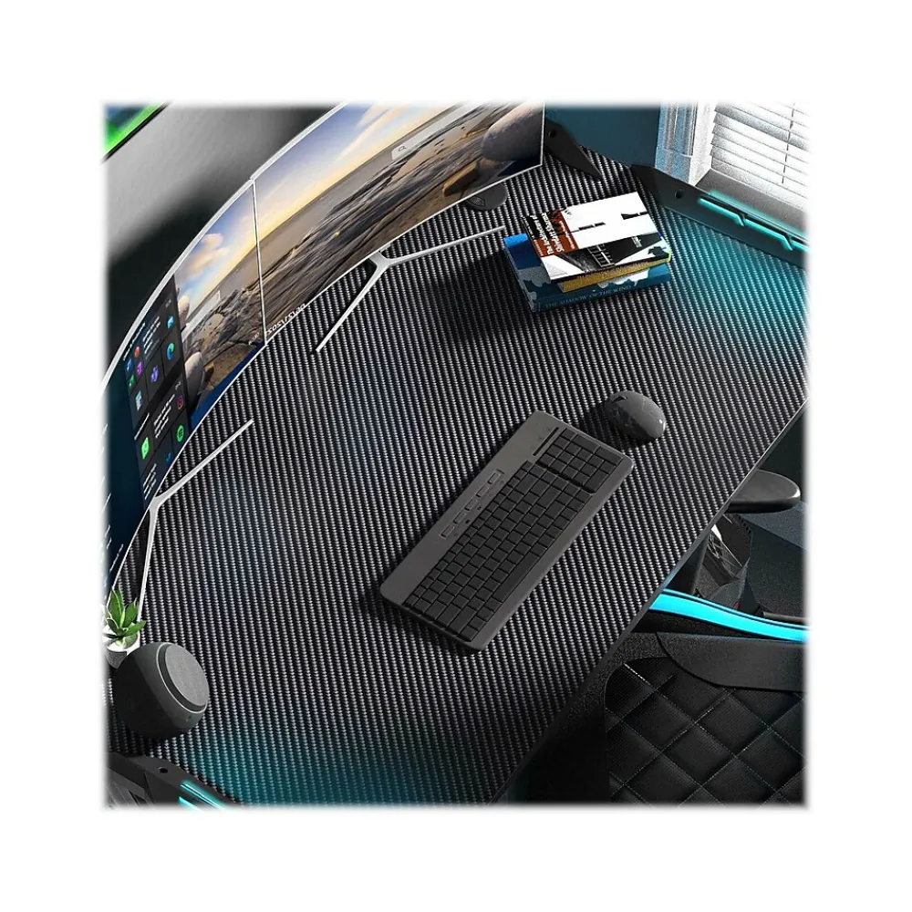 Computer Desks*Eureka Colonel Z1-S 45" Computer Gaming Desk, Black (GD0075-BK)