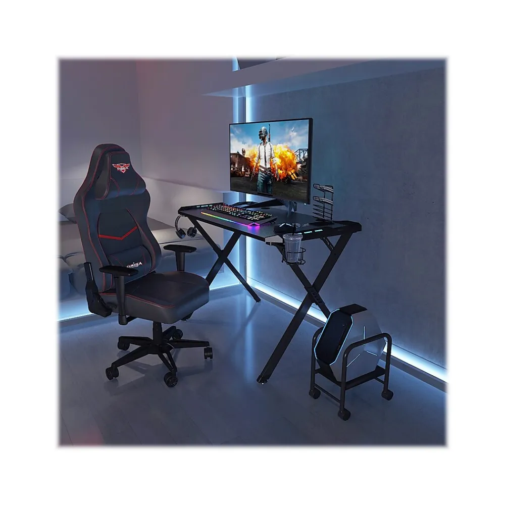Computer Desks*Eureka Ergonomic 44" Computer Gaming Desk, Black (GD0085-BK)