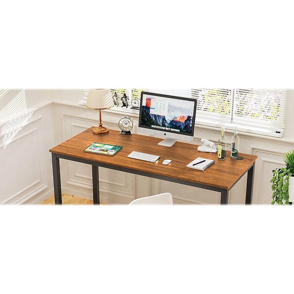Computer Desks*Eureka Ergonomic 47"W Computer Desk, Teak (CD009)