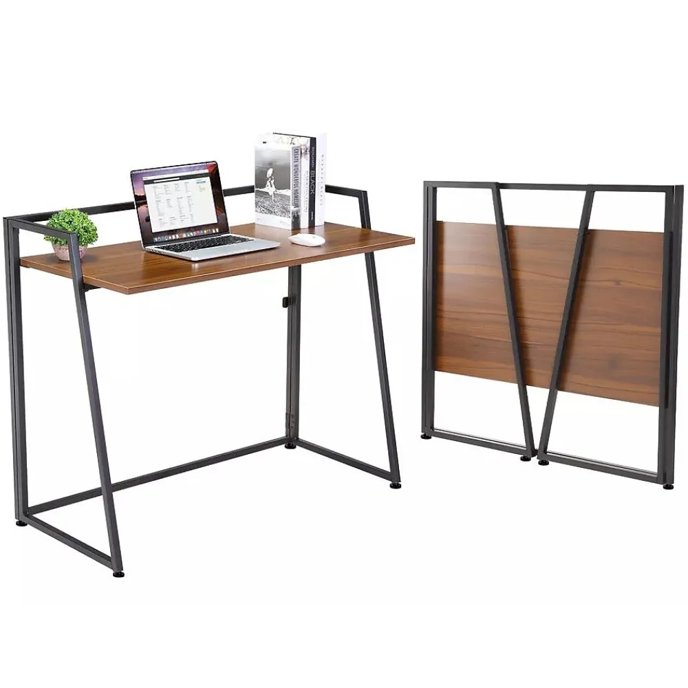 Office Desks*Eureka Ergonomic 41"W Computer Desk, Cherry (CD004)