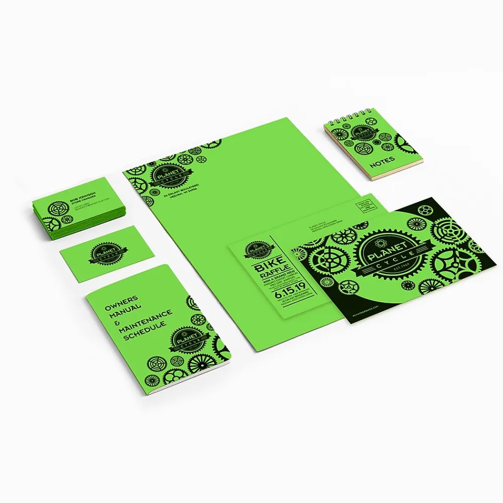 Card Stock*Exact 65 lb. Cardstock Paper, 8.5" x 11", Martian Green, 250 Sheets/Pack (WAU21811)