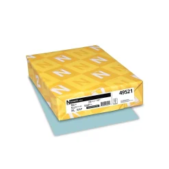 Card Stock*Exact 110 lb. Cardstock Paper, 8.5" x 11", Blue, 250 Sheets/Pack (49521)