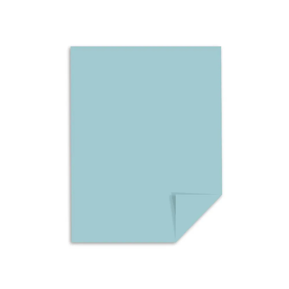 Card Stock*Exact 90 lb. Index Paper, 8.5" x 11", Blue, 250 Sheets/Ream (49121)
