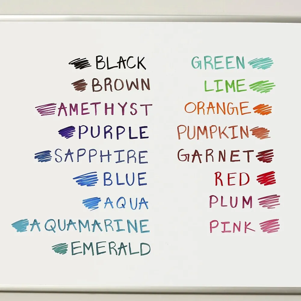 Markers|Expo Dry Erase Markers, Chisel Tip, Black, 4/Pack (80661)