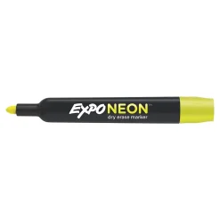 Markers|Expo Neon Window Dry Erase Markers, Bullet Tip, Assorted, 5/Pack (1752226)